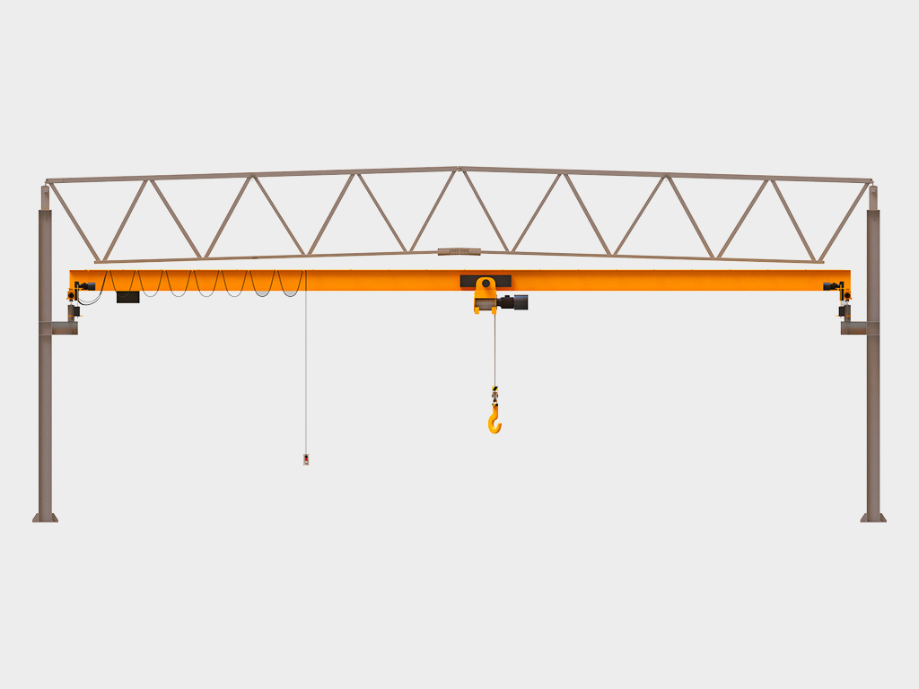 100 tonnagacha yuk ko‘tarish quvvatiga ega ko‘prik kranlari uchun kran qurilmalari